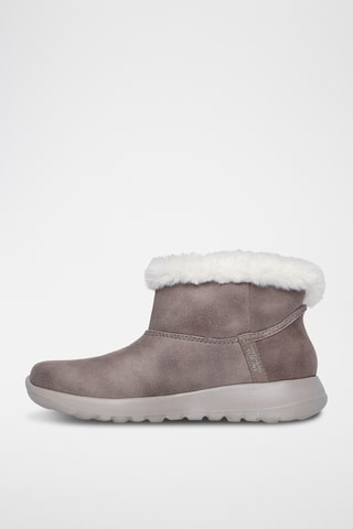 Botines forrados On the go Joy Cozy - Marrón