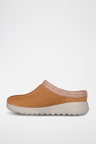 Zuecos forrados de nobuk On The Go Joy Get - Camel