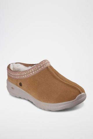 Zuecos forrados de nobuk On The Go Joy Get - Camel