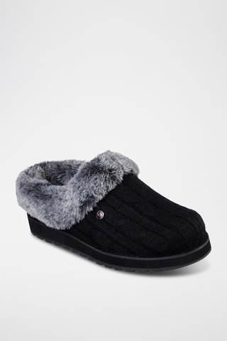Sandalias forradas Ice Angel - Negro