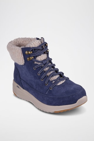 Botines forrados de nobuk On-the-GO Stellar Winterize - Azul marino