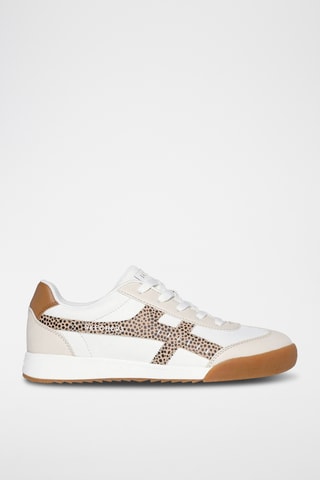Zapatillas de piel - Blanco