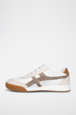 Zapatillas de piel - Blanco