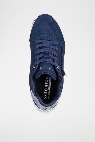 Zapatillas de piel - Azul petróleo