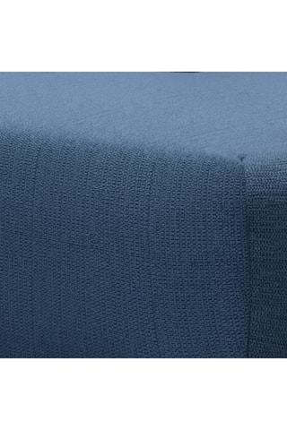 Canapé convertible angle gauche Nala - Bleu - 4 places - En tissu