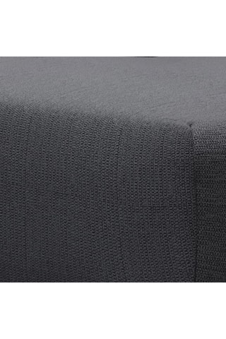 Canapé convertible angle gauche Nala - Gris foncé - 4 places - En tissu