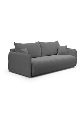 Canapé convertible Milo - Gris - 3 places - En tissu