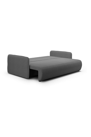 Canapé convertible Milo - Gris - 3 places - En tissu
