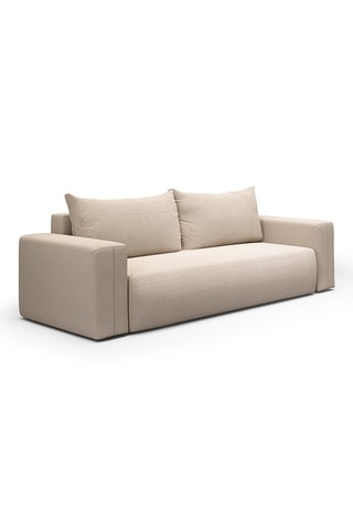 Canapé convertible Nala - Beige - 3 places - En tissu