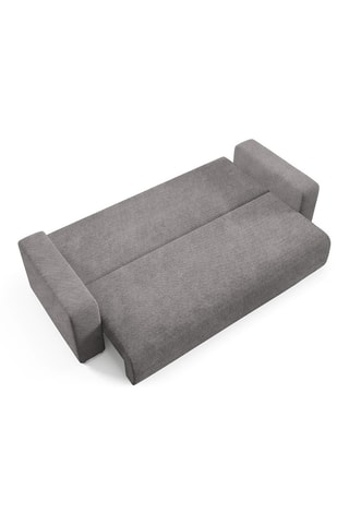 Canapé convertible  Gloria - Gris - 3 places - En tissu