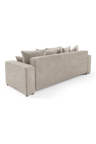 Canapé convertible Gloria - Beige - 3 places - En tissu