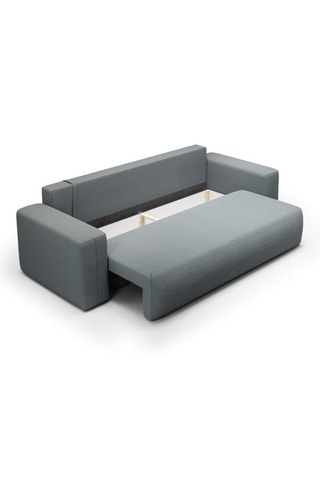 Canapé convertible Nala - Gris - 3 places - En tissu