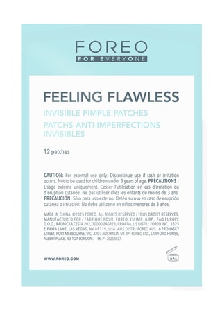 Patchs invisibles anti-imperfections Feeling Flawless - Tout type de peau