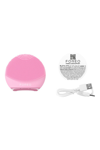 Brosse nettoyante et massante en silicone Luna 4 Play - Rose