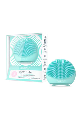 Brosse nettoyante et massante en silicone Luna 4 Play - Turquoise