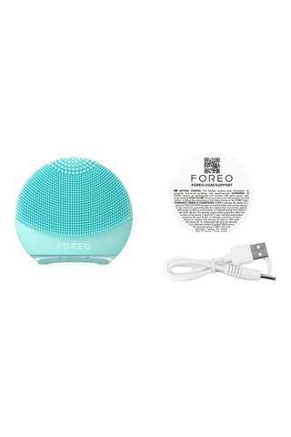 Brosse nettoyante et massante en silicone Luna 4 Play - Turquoise