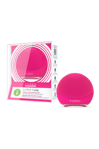 Brosse nettoyante et massante en silicone Luna 4 Play - Fuchsia