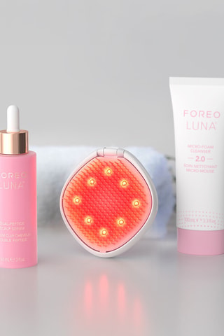 Brosse à cheveux LED Flip Play - Rose
