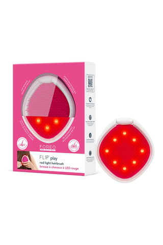 Brosse à cheveux LED Flip Play - Rose