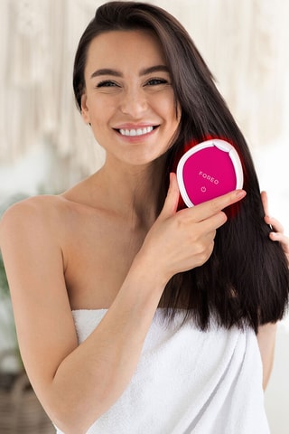 Brosse à cheveux LED Flip Play - Rose