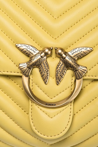 Sac à main en cuir - Jaune - Pinko