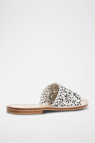 Mules en cuir - Blanc - Twin Set