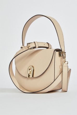 Sac bandoulière en cuir Gardenia Mini - Beige - Furla
