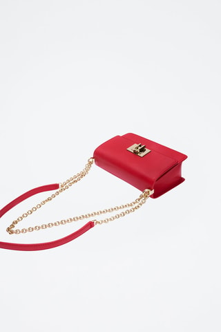Sac bandoulière en cuir 1927 Mini - Rouge - Furla