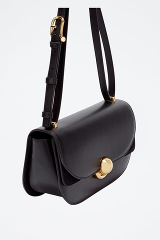 Sac bandoulière en cuir - Noir - Furla