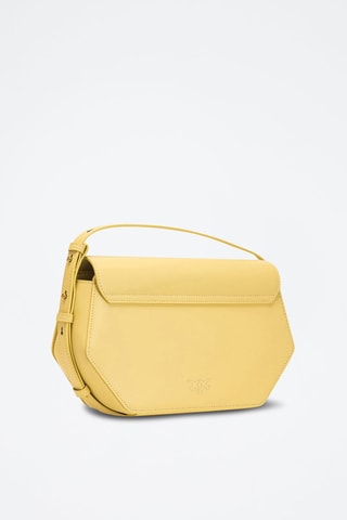 Sac bandoulière en cuir - Jaune - Pinko