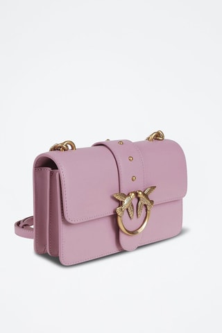 Sac bandoulière en cuir - Rose - Pinko