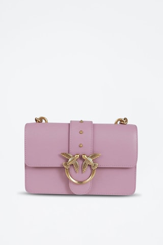Sac bandoulière en cuir - Rose - Pinko