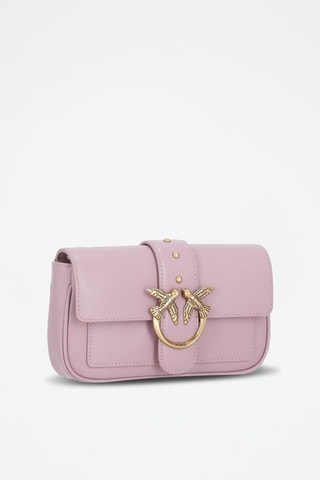 Sac bandoulière en cuir - Violet - Pinko