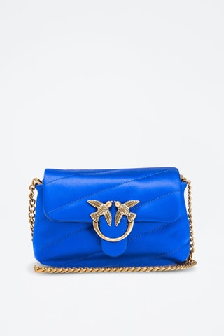 Sac bandoulière en soie - Bleu roi - Pinko