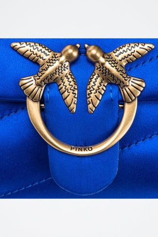 Sac bandoulière en soie - Bleu roi - Pinko
