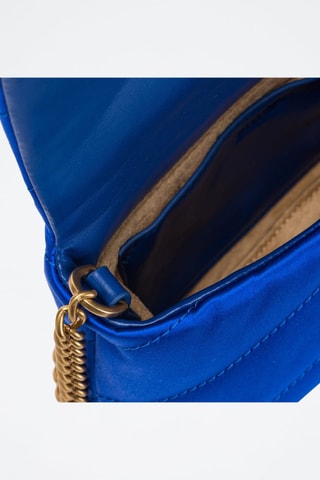 Sac bandoulière en soie - Bleu roi - Pinko