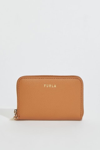Portefeuille en cuir Gardenia - Taille S - Marron - Furla
