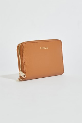 Portefeuille en cuir Gardenia - Taille S - Marron - Furla
