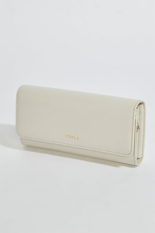 Portefeuille en cuir Gardenia  - Taille L - Blanc - Furla