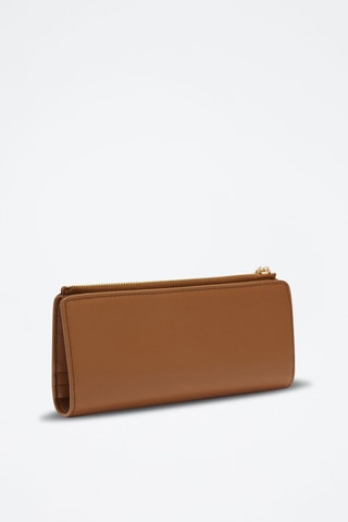 Portefeuille en cuir Nuvola Continental - Marron - Furla