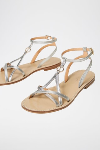 Sandales en cuir de mouton - Argenté - Twin Set