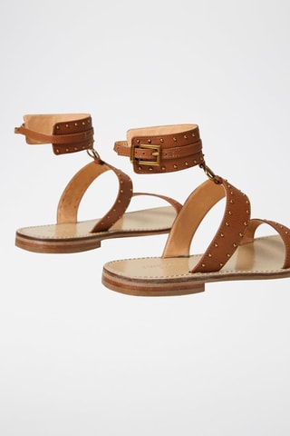 Sandales en cuir - Marron - Twin Set