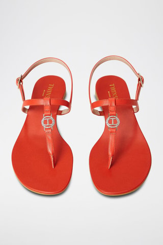 Sandales - Rouge - Twin Set