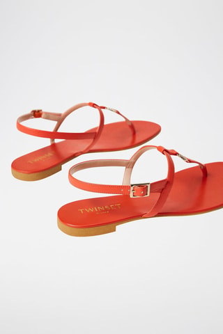 Sandales - Rouge - Twin Set