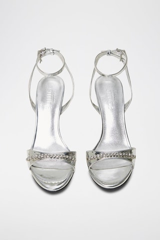 Sandales à talons vernies - Argenté - Twin Set