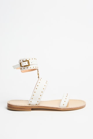Sandales en cuir - Blanc - Twin Set