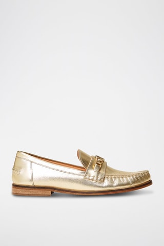 Mocassins en cuir - Doré - Twin Set