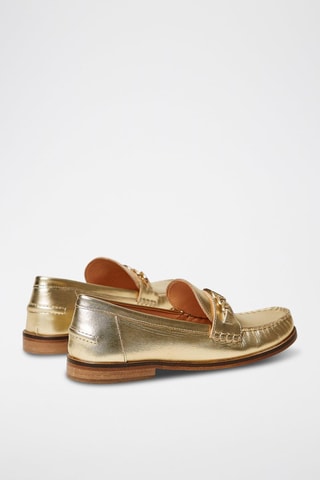 Mocassins en cuir - Doré - Twin Set