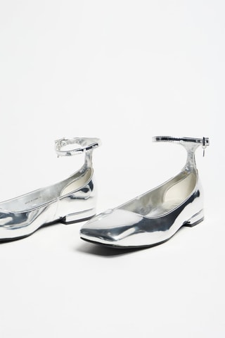 Ballerines vernies - Argenté - Twin Set