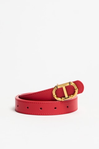2 ceintures en cuir - Rouge - Twin Set
